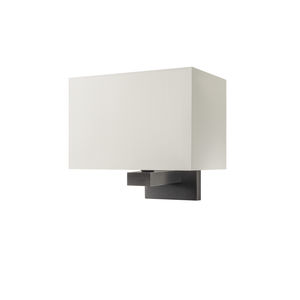 traditional wall light / cotton / halogen / rectangular