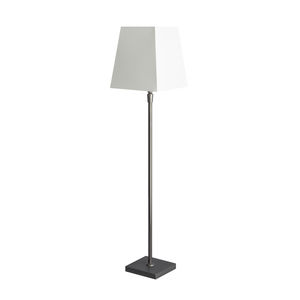floor-standing lamp / traditional / brass / cotton