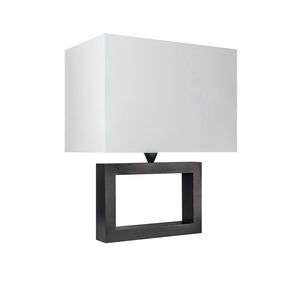 table lamp / traditional / brass / cotton