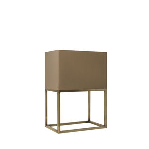 table lamp / traditional / cotton / brown