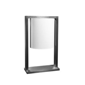 table lamp / contemporary / brass / cotton