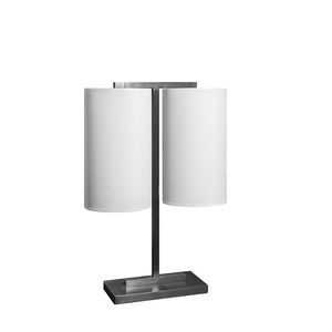 table lamp / contemporary / brass / cotton