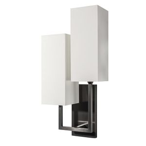contemporary wall light / cotton / LED / rectangular