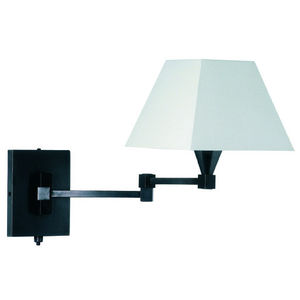contemporary wall light / brass / cotton / LED