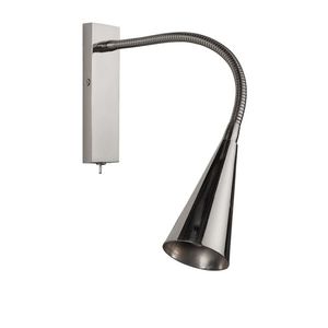 contemporary wall light / brass / LED / IP20