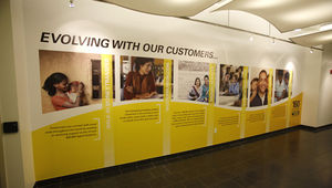 custom wall sticker / signage