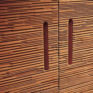 interior door / sliding / wooden / for public buildings