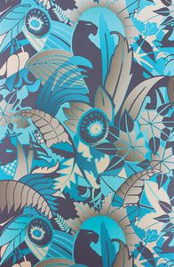 contemporary wallpaper / floral / non-woven / washable