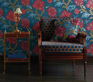 upholstery fabric / for curtains / patterned / cotton