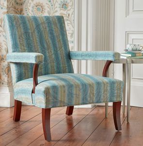 upholstery fabric / for curtains / patterned / wool