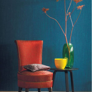 contemporary wallpaper / vinyl / plain / blue