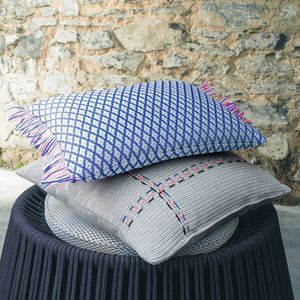 upholstery fabric / for curtains / patterned / polyester