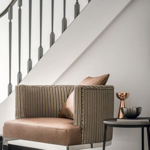 upholstery fabric / striped / cotton / linen
