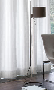 curtain fabric / patterned / polyester