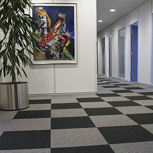 tufted carpet / synthetic / commercial / PVC-free