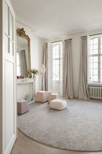 contemporary rug / silk / mohair / patterned