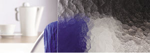 laminated glass panel / double-glazed / patterned / textured