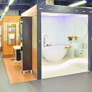 float glass glass panel / for partition walls / building / etched