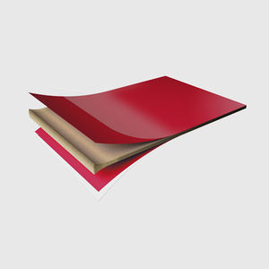 wood look decorative laminate / high-resistance / fire-retardant / HPL