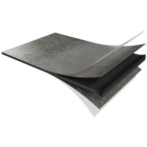 concrete look decorative laminate / high-resistance / HPL / PEFC-certified