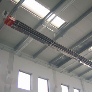 ceiling-mounted radiant panel