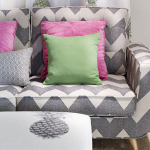 upholstery fabric / for curtains / patterned / polyester