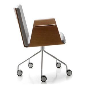 contemporary office chair / on casters / star base / with armrests