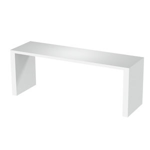 contemporary high bar table / oak / wood veneer / lacquered MDF
