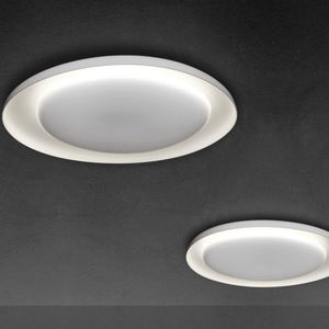 contemporary ceiling light / round / polycarbonate / LED