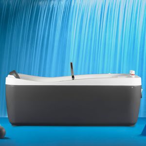 free-standing bathtub / acrylic / thermal / hydromassage