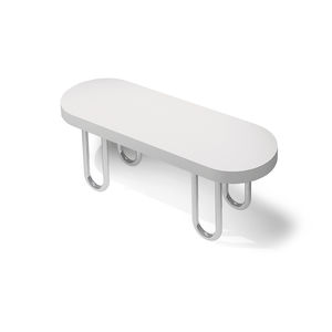 contemporary bench / metal