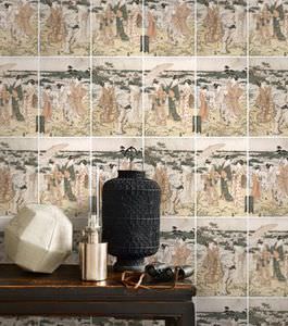 traditional wallpaper / patterned / scenic
