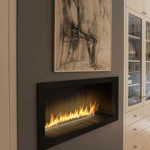 bioethanol fireplace / contemporary / open hearth / built-in