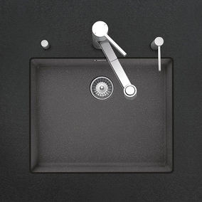 single-bowl kitchen sink / composite