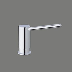 built-in soap dispenser / chrome / manual