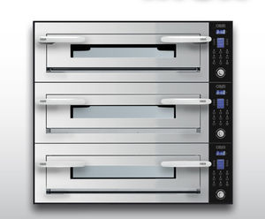 electric oven / professional / pizza / 3-chamber