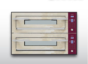 electric oven / commercial / pizza / 2-chamber