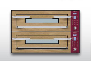 electric oven / commercial / pizza / 2-chamber