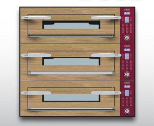electric oven / professional / pizza / 3-chamber