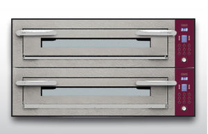 electric oven / commercial / pizza / 2-chamber