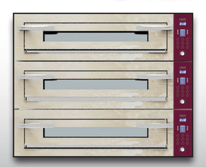 electric oven / commercial / pizza / 3-chamber