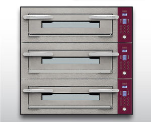 electric oven / commercial / pizza / 3-chamber