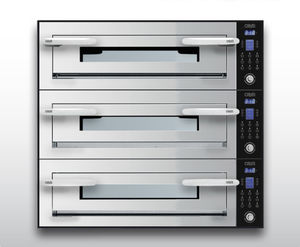 electric oven / commercial / pizza / 3-chamber