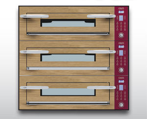 electric oven / commercial / pizza / 3-chamber