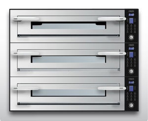 electric oven / commercial / pizza / 3-chamber