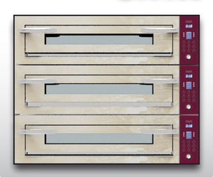 electric oven / commercial / pizza / 3-chamber