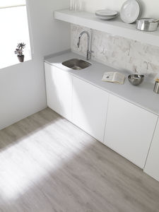 indoor flexible tile / floor / PVC / wood look