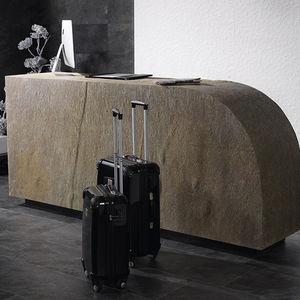 outdoor tile / wall / natural stone / slate