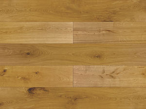 engineered parquet floor / glued / floating / oak