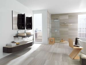indoor tile / wall / travertine / plain